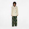 BURBERRY 巴宝莉 女士短款嘎巴甸 Trench 束腰风衣 白色 8083207 B8620 商品缩略图3