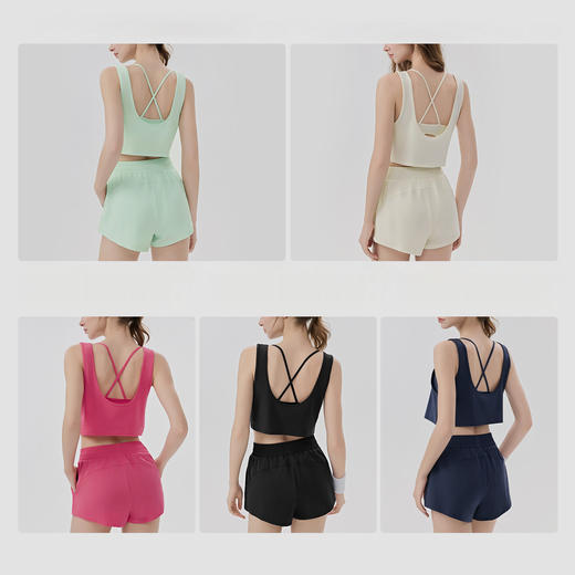 YOGACODE【火树银花系列】瑜伽服套装女亲肤裸感舒适健身三件套运动套装DWC116051+116052+116053 商品图3