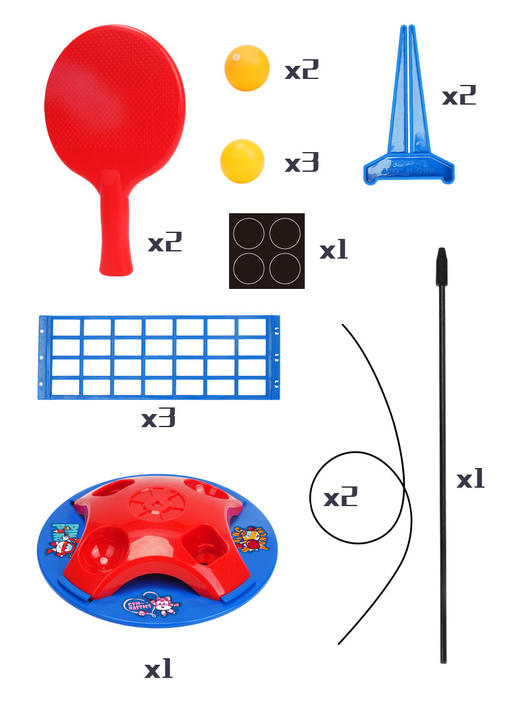 奥杰乐趣体育玩具-2合1乒乓球套装IP304 商品图2