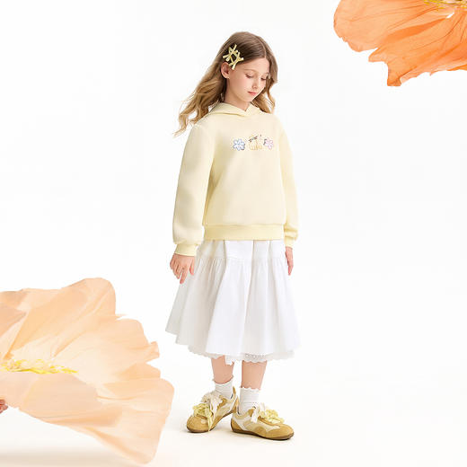 【实体店同款】女童带帽卫衣春季新款安奈儿童装AG611089 商品图3