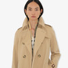 BURBERRY 巴宝莉 女士肯辛顿版型 – 长款 Heritage Trench 束腰风衣 米色 8079414 A1366 商品缩略图3
