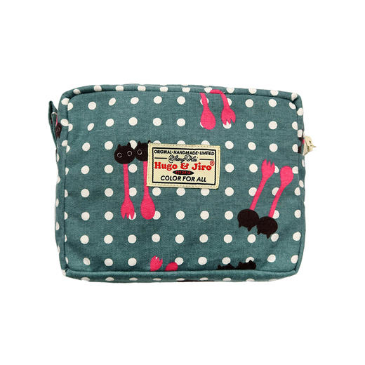 HUJI祤集Motley收纳包插画厚款印花 商品图0