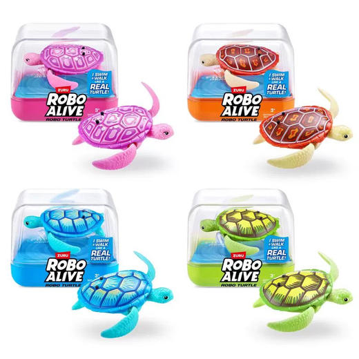 zuru乐波3代小鱼海龟小船婴儿宝宝洗澡伴侣电动仿真戏水哄娃玩具 怡辰 商品图1