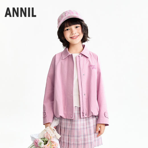 【实体店同款】女童夹克外套春季新款安奈儿童装AG615108 商品图0
