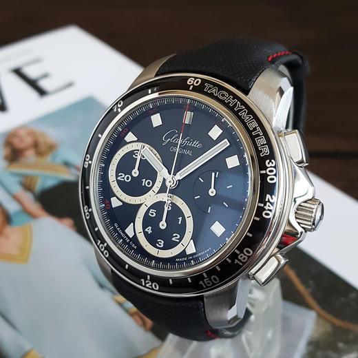 【95新】Glashütte Original 格拉苏蒂1-39-31-43-03-03自动机械机芯计时42MM（男款）SPORT EVOLUTION系列精钢 090126NJS28 商品图1