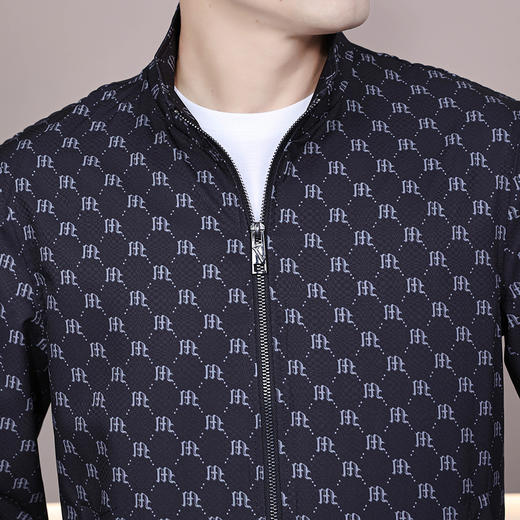 男士薄款外套潮流春秋款立领印花短款夹克  KLNA-J3101* 商品图2