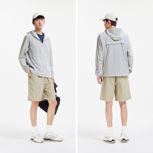 防晒外套|森马夹克男夏季凉感透气连帽外套户外运动时尚拼接上衣 商品图2
