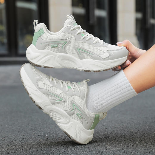 满199享中筒袜【奥莱线下同款】Sobey速波 超轻复古老爹休闲鞋【脚感轻盈 高弹缓震】 商品图4