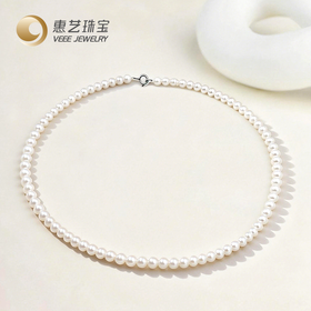 小米珠4~4.5mm淡水珍珠项链