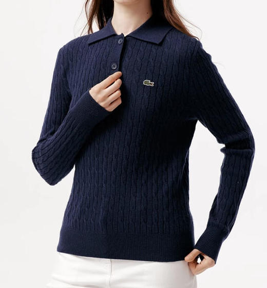LACOSTE法国鳄鱼女毛衫AF2486-98166 商品图0