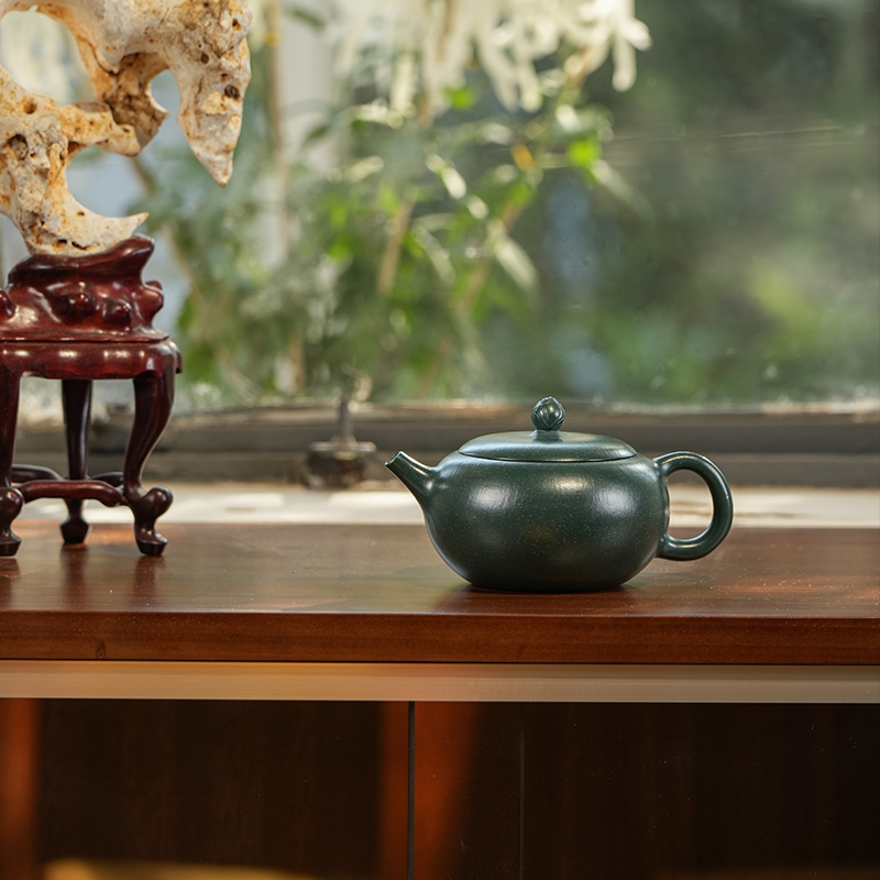 龙德堂陶艺 汤宣武 作品《水仙西施》苏门答腊青 220cc 库存请咨询客服