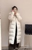 工厂特价lu长款9格白鹅绒羽绒服 商品缩略图4