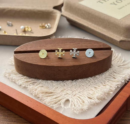 【周末秒杀 直接调价 下单即可】TB 星月 组合5件套装 新款耳钉 纯铜镀18K金 商品图8