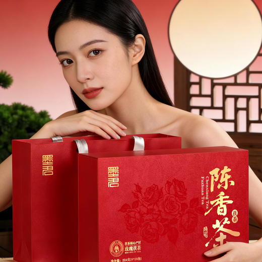 墨君陈香茶（玫瑰味）泾阳金花茯茶散茶发货陕西特产 商品图6