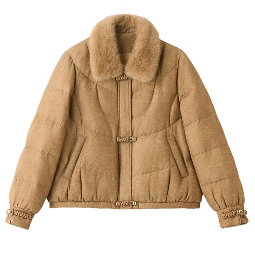 时尚加厚羽绒服，洋气显瘦百搭白鸭绒外套HR-YRX9323 商品图4