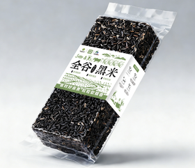 石首 华墨香米饭型全谷黑米2斤/袋*2（含无纺布手提袋*1）荆州