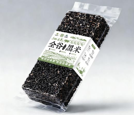 石首 华墨香米饭型全谷黑米2斤/袋*2（含无纺布手提袋*1）荆州 商品图0