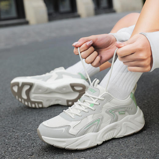 满199享中筒袜【奥莱线下同款】Sobey速波 超轻复古老爹休闲鞋【脚感轻盈 高弹缓震】 商品图5