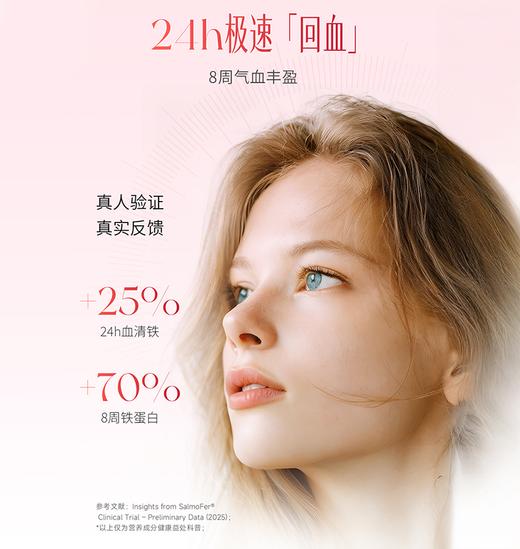 【三文鱼铁】补血补铁NYO3 ageless挪威三文鱼铁 90粒/瓶 商品图3