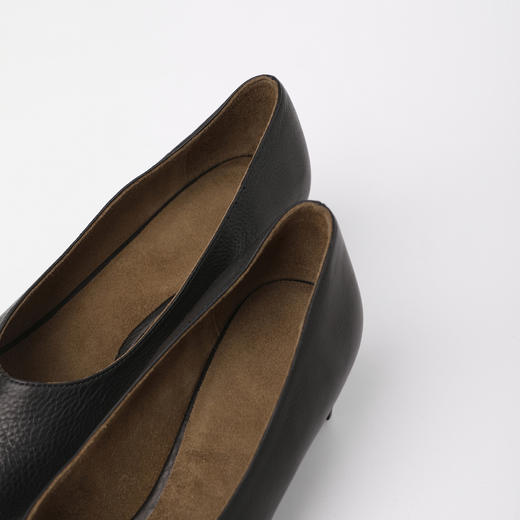 ROMI STUDIO“法式气质”胎牛皮尖头小方跟舒适高跟鞋 RWCLP37289 商品图3