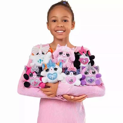 zuru喵喵大作战2代毛绒公仔独角兽魔法蛋盲盒女孩玩具儿童喵星人 怡辰 商品图1