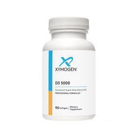 【效期至27年8月】维生素D3 5000胶囊 XYMOGEN D3 5000IU 90粒/瓶