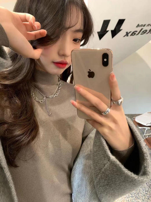 39.9 任选2件 𝟖色可选【半高领仿羊绒打底衫】太软糯舒服了 商品图3