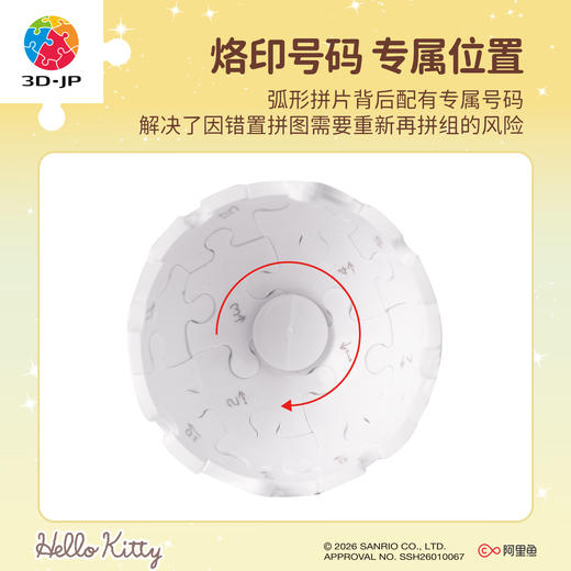 24片 钥匙扣拼图 A3994 复古未来  三丽鸥家族系列 Hello Kitty 商品图3
