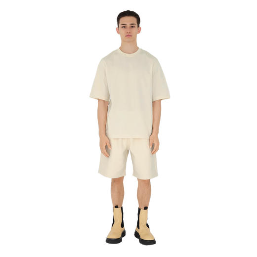 BURBERRY 巴宝莉 男士马术骑士徽标贴花棉质圆领短袖T恤 皂白色 8080813 B7348 商品图3