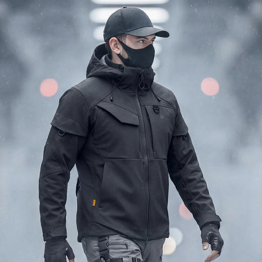 二代天仓机能连帽夹克上衣男士新款户外防风百搭休闲男外套 商品图1