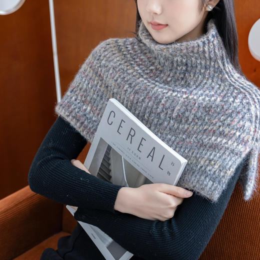 苏苏姐家雾屿开叉披肩手工diy钩针编织毛线团自制材料包 商品图3