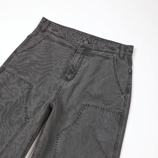 ROMI STUDIO“复古时髦”100%棉珠帆肌理大口袋牛仔裤RWCAX87438 商品图2