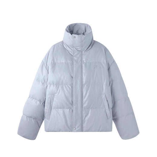 BJHG不计后果立领羽绒服男款冬季2025新款加厚宽松潮牌PU皮外套女 商品图3