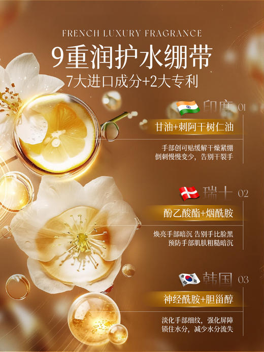 【新年生日礼物】护手霜滋润保湿补水防干裂美白去手纹礼盒送女生 商品图3