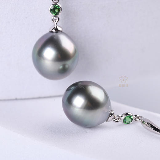 【今夜星辰】海水黑珍珠耳钩   ZZ12510032 商品图6