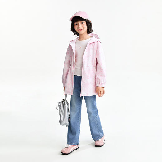 【实体店同款】女童梭织外套春季新款安奈儿童装AG615106 商品图3