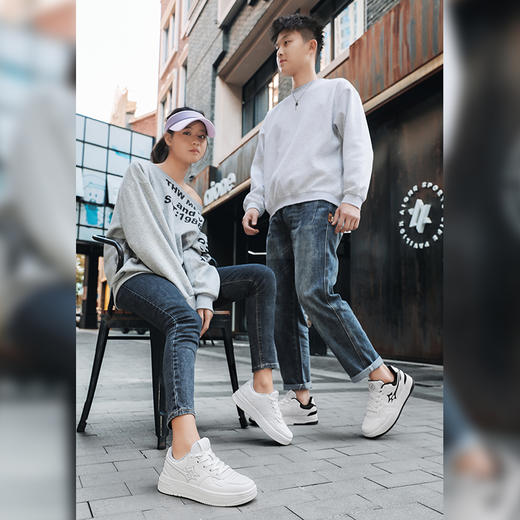 满199享中筒袜【奥莱线下同款】Sobey速波 超轻超纤皮质板鞋【云端脚感 经典百搭】 商品图3