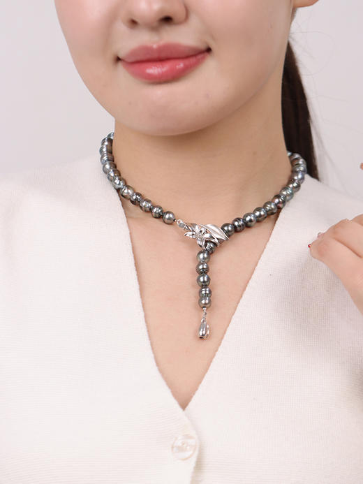 【挚友限定】s925银大溪地混彩巴洛克串珠8-11mm 商品图0