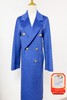 【直播大场福利】编号130 经典王室蓝 双排扣 大衣 100%纯山羊绒 超级显白 不退不换 商品缩略图0