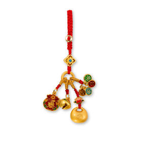 ² 钱袋子搭配挂串款C款 HM02-CRMM-XJJ【灵顺寺天下DIYI财神庙】