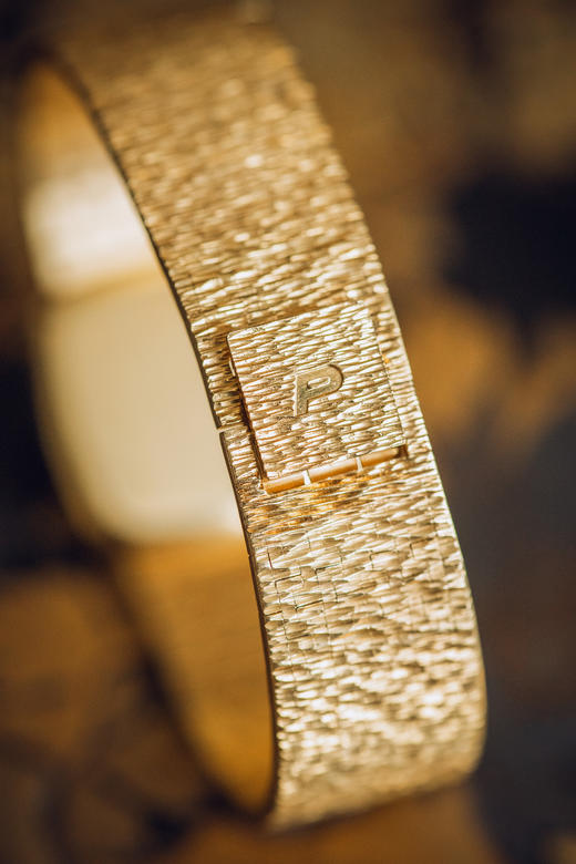 独角鹿西洋古董1970年代瑞士顶级钟表品牌伯爵Piaget出品18K黄金表带镶嵌翡翠表盘女士腕表 商品图7