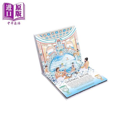 预售 【中商原版】立体书 庞贝古城 Ancient Pompeii Pop-ups 英文原版 儿童立体绘本故事书 进口童书 精装 八个精彩的3D场景 历史 商品图3