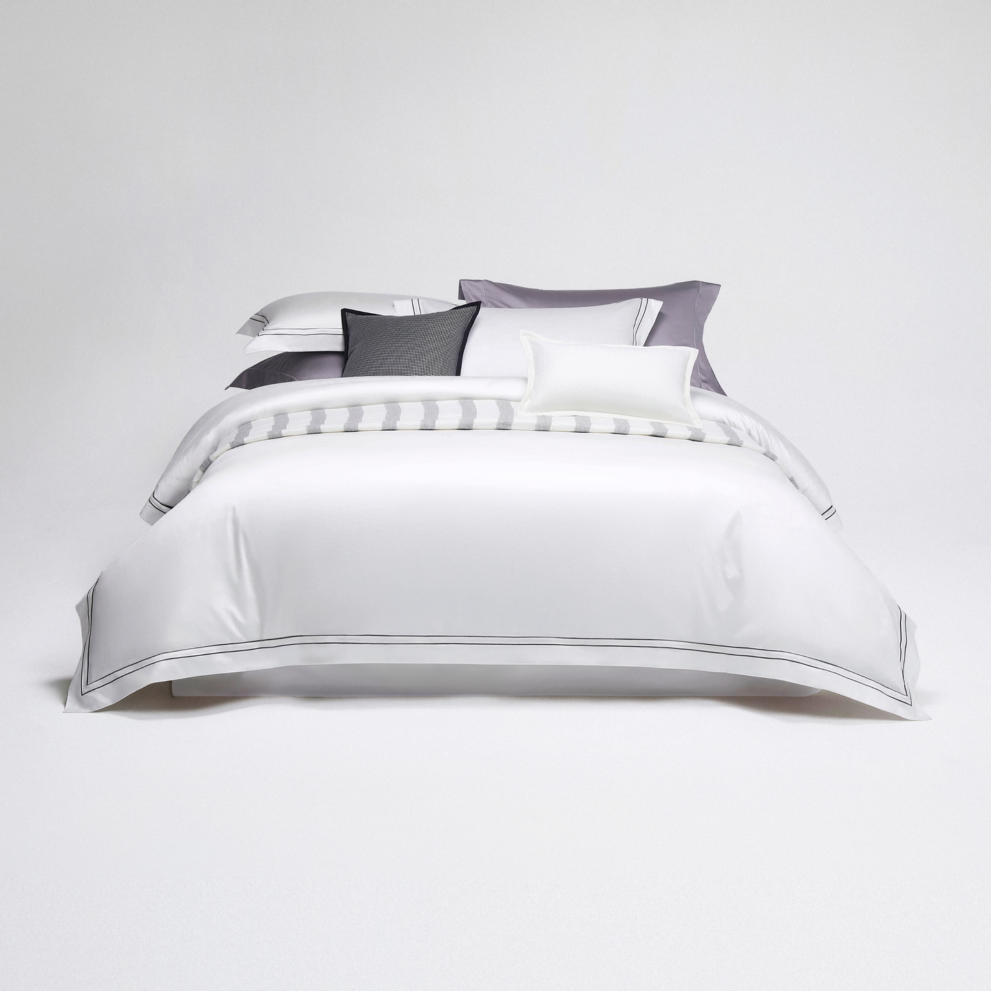 悦眠丝光床品四件套 RESONG日诵家居 床品床单被套被罩礼品