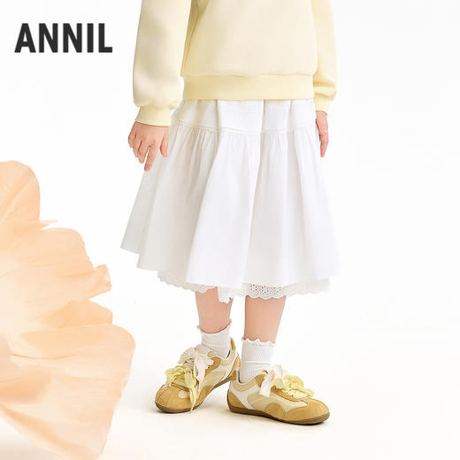 【实体店同款】女童全腰半裙春季新款安奈儿童装AG613062 商品图1