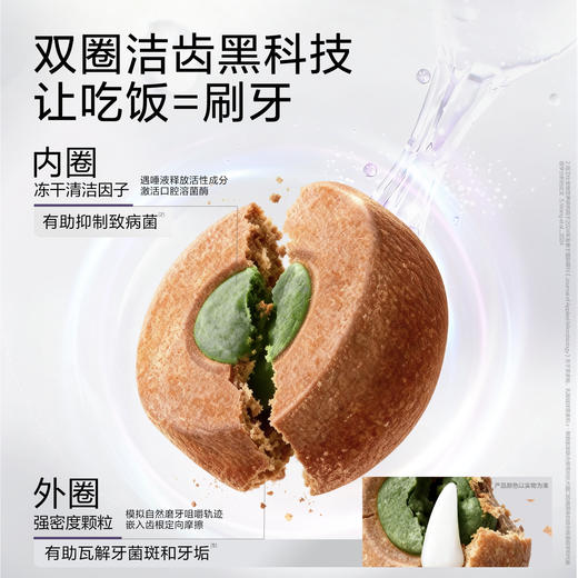 【卫仕仙气魔方主粮】双圈洁齿黑科技解决口腔护理问题犬粮 商品图4