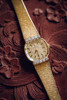 独角鹿西洋古董1970年代瑞士顶级钟表品牌劳力士Rolex出品编织纹理14K黄金表带水晶镶嵌钻石表盘女士腕表 商品缩略图4