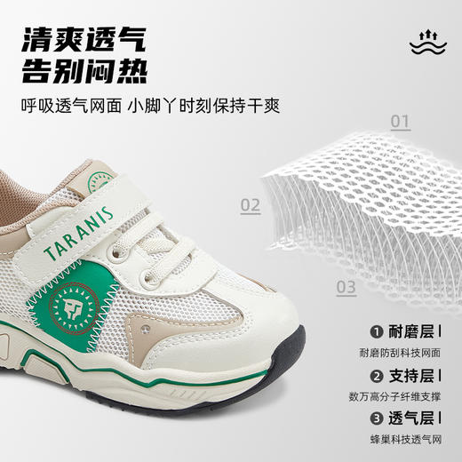 泰兰尼斯夏款小童段轻潮透气运动鞋T01X3B2701 商品图2