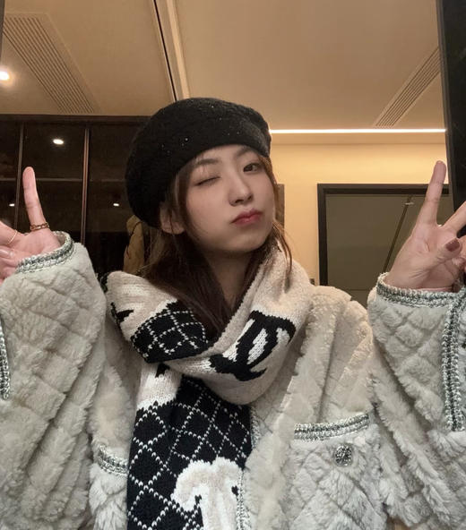 YP78-香奈儿针织双面围巾（DSX） 商品图6