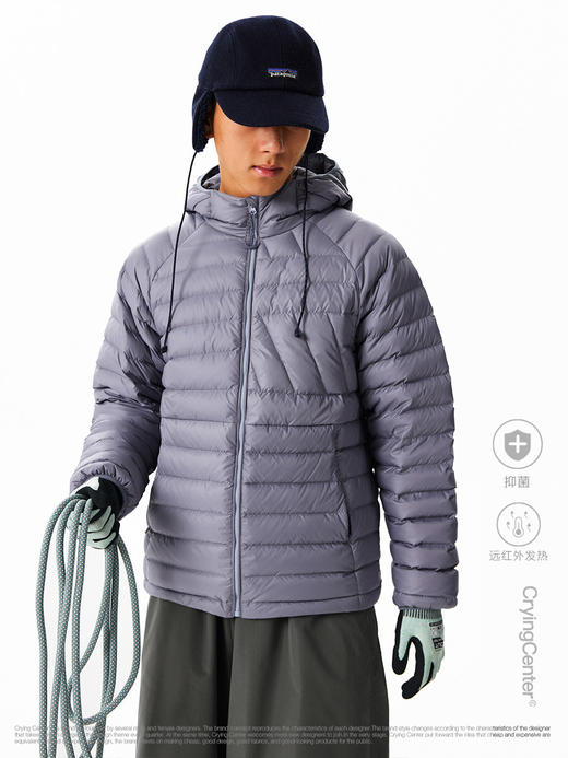 CryingCenter羽绒连帽排骨衣90%鹅绒服  男女款 哭喊中心 商品图2