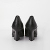 ROMI STUDIO牛皮压鳄鱼纹时尚黑色哑光粗跟高跟鞋RWCLP37447 商品缩略图4
